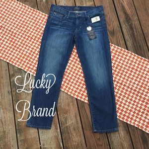Lucky Brand Sweet Crop Mid Rise Jeans